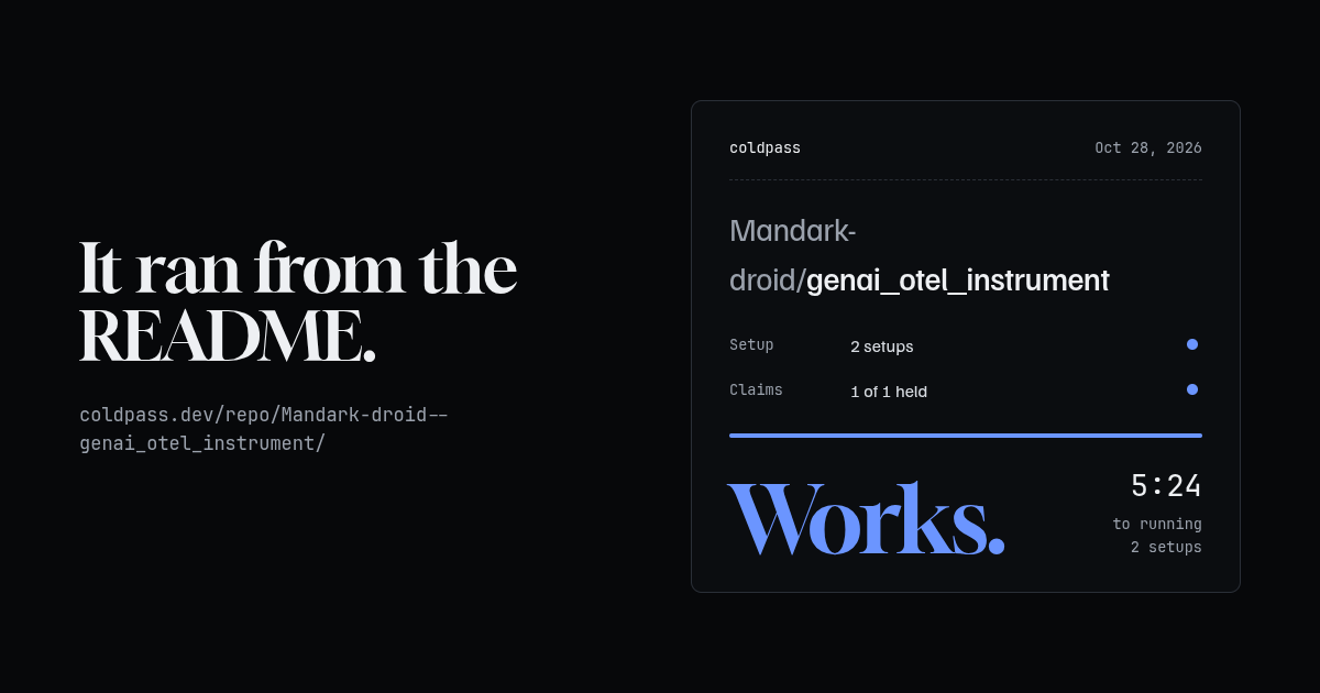 Share card: Mandark-droid/genai_otel_instrument works