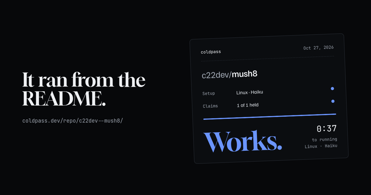 Share card: c22dev/mush8 works