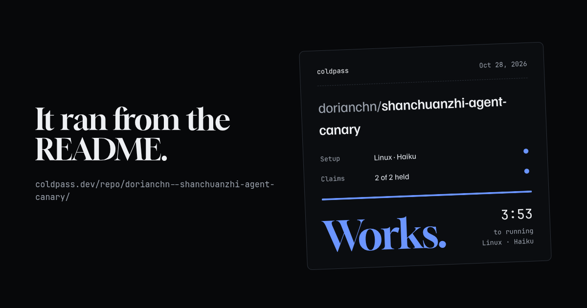 Share card: dorianchn/shanchuanzhi-agent-canary works