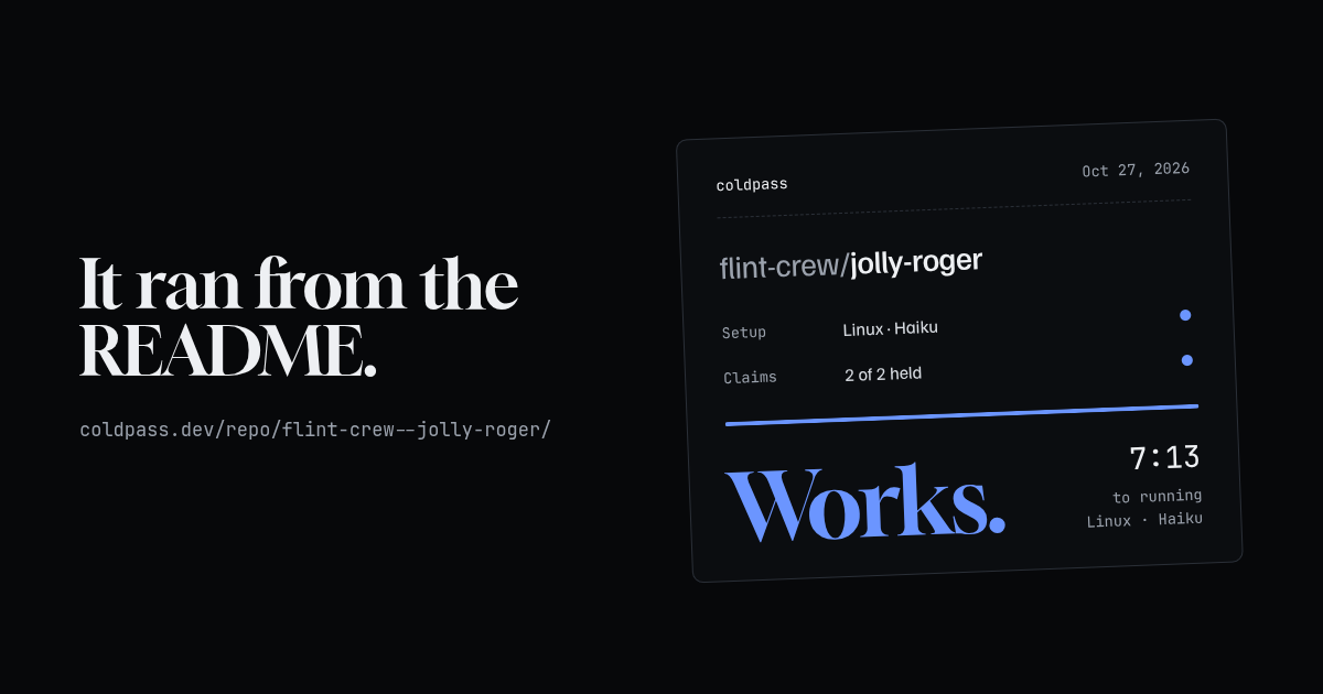 Share card: flint-crew/jolly-roger works