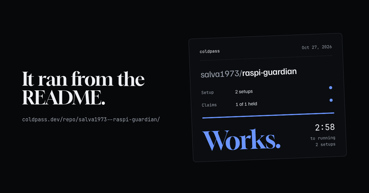 Share card: salva1973/raspi-guardian works